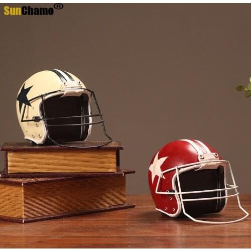 Retro American Olive Baseball Hat Creative Furnishings for Old Props, Helmets, Models, Home Window Decoration Ornaments