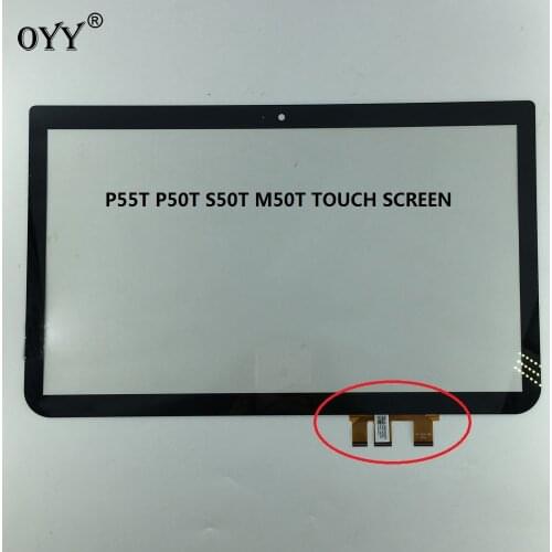 15.6 inch touch screen Digitizer Glass Sensor Replacement parts For Toshiba Satellite P55T P50T S50T M50T 69.15I04.G02