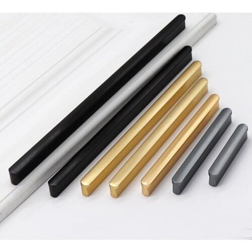 Modern Simple Lengthened Thick Aluminum Alloy Handle Wardrobe Door Cabinet Door Drawer Wholesale