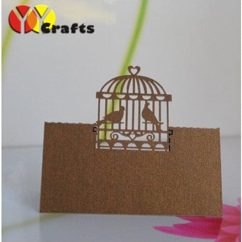 Wedding Favor bird Shaped pattern Engagement Place Card hot design name card table card for wedding and anniversary