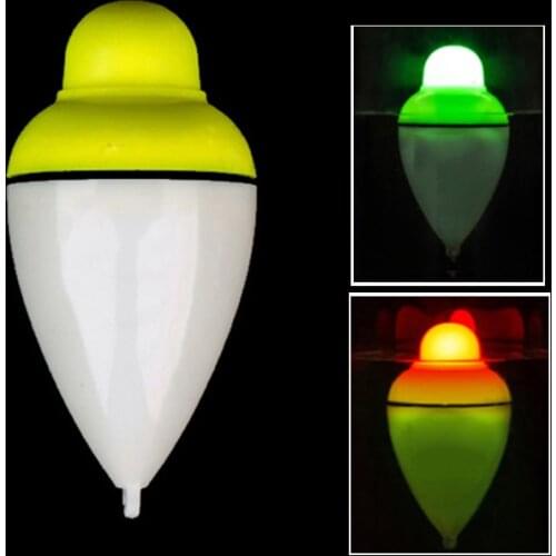 LED Electronic Fishing Float Saltwater Sea Rock Plastic Fishing Floats Luminous Fish Buoys Tackle Accessories Big Belly Drift