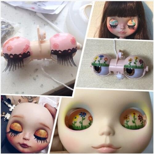 5pcs Eyes Mechanism T Fixer Bar for 12inch RBL Neo Dolls Accessories Fixed Eye Mechanism Inside Face Shell