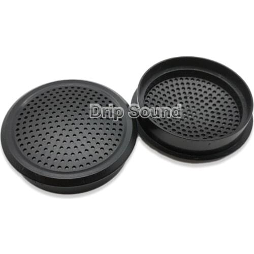 For 1.5" inch Tweeter Speaker Grill Cover Car Audio Decorative Circle Plastic Mesh Grille Protection #Black
