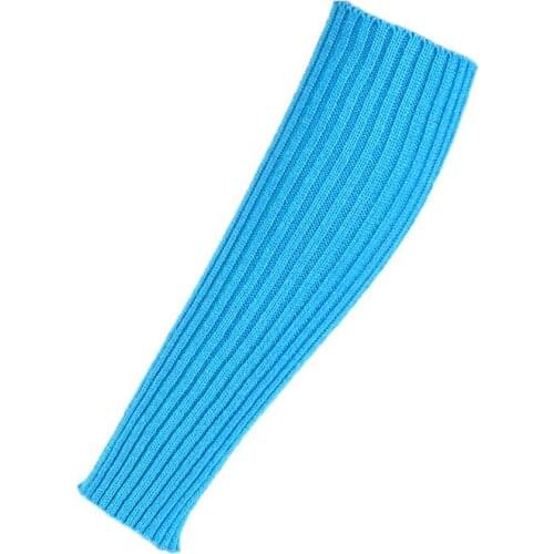 Lady Women Candy Color Knit Winter Leg Warmers Knee Warm Leggings Stockings Loose Boot Boot Leg Style Gift High Boots J9D6