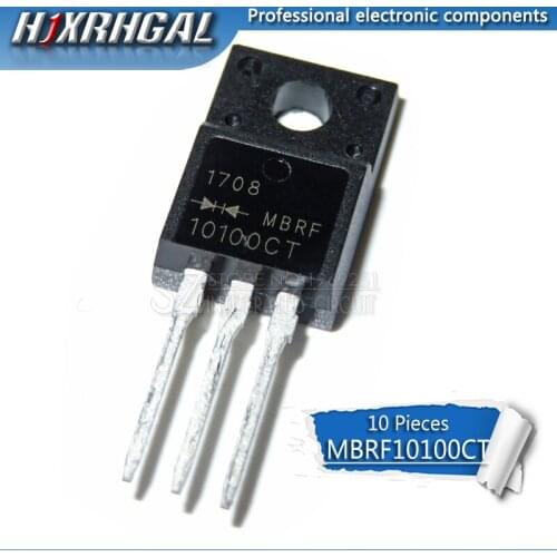 10PCS MBRF10100 MBRF10200 MBRF20100 MBRF20200 LM317T IRF3205 Transistor TO-220F TO220F MBRF10100CT MBRF10200CT MBRF20100CT TO220