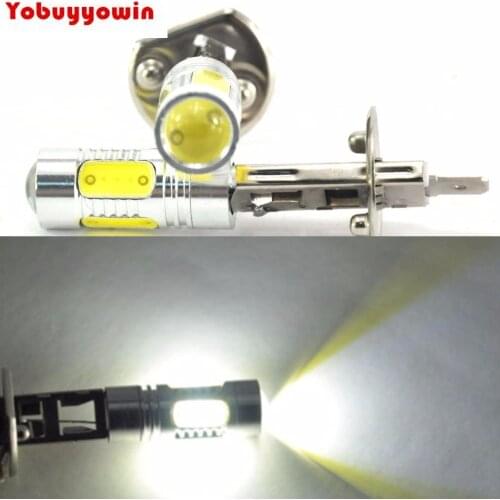 2 x High Power White LED Bulb 7.5W Car Fog Driving Lights Bulb Lamp H1 6500K