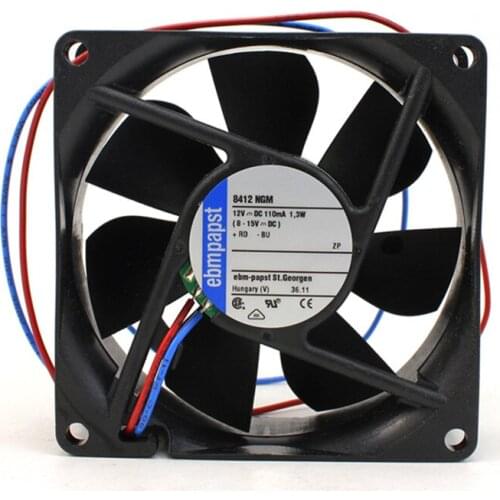 8412NGM 8025 12V 0.11a 8cm silent cooling fan 6months Warranty