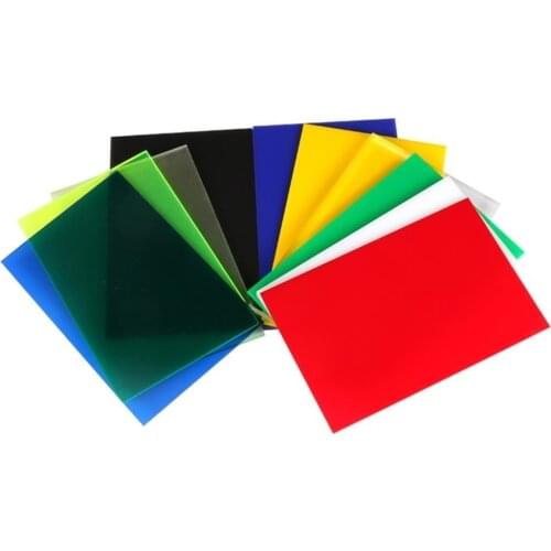Acrylic Board Glossy Multicolor Translucent Plexiglass Plastic Sheet Organic Glass Polymethyl Methacrylate 300x200x2.7mm