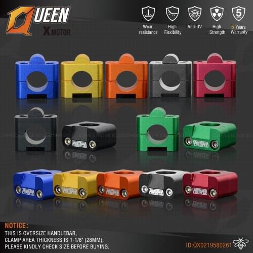 Aluminum Alloy Clamps for Motorcycle 22mm 7/8" Handlebar Riser Mount Irbis Bars kayo Motocross Enduro MX TTR T 250 Parts
