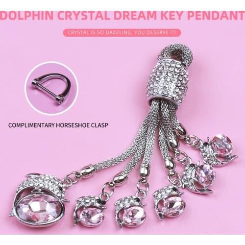Car Key Case Cover Chain Drill Diamond Painting Keychain Keyrings Women Bag Pendant Mosaic Key Ring Diamond keychain Gifts
