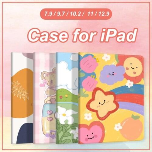Case for iPad Air 2020 4 3 8 7th Generation 10.2 Case for iPad Pro 2021 11 2020 12.9 12 9 Smart Cover Mini 5 4