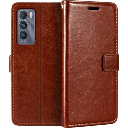 Case For OPPO Realme GT Master Explorer Edition Wallet Premium PU Leather Flip Case Cover With Card Holder For Realme GT River