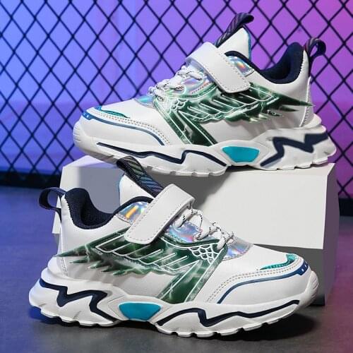 Kids Sport Shoes for Boys Running Sneakers Casual Breathable Childrens Fashion Shoes 2021 Autumn Platform Light Shoes