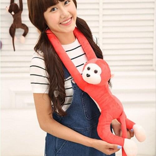Long Arm Tail Monkey Doll Windom Curtain Car Decoration Valentines Day Gift-m15