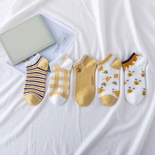 Summer Socks Foot Socks Stocking Women Socks Thin Hosiery ins Trendy Socks Creative Interesting Socks Plaid Trendy Socks