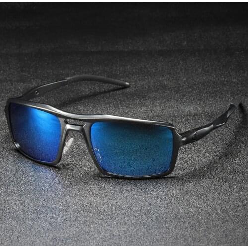 2019 New Sport Sunglasses Men Polarized Sun Glasses Oversized Goggle Sunglasses Aluminium Magnesium Alloy Eyewear Polaroid Lens