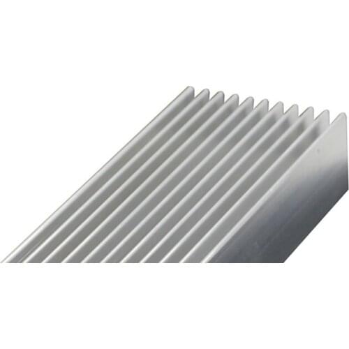 Pure aluminum heat sink 450*40*20MM Aluminum radiator fin mos tube heat block Aluminum alloy radiator cooling