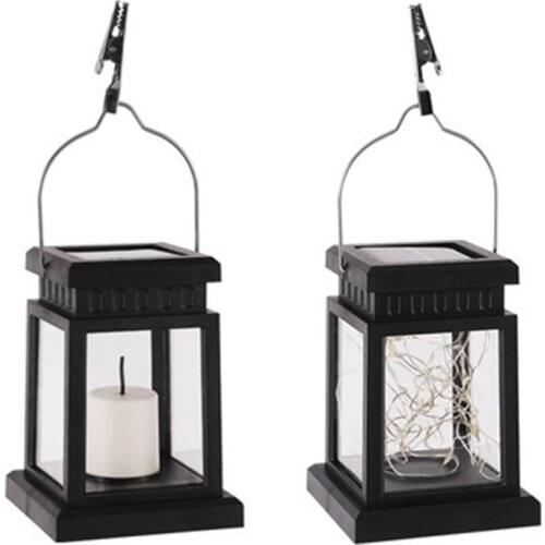 Courtyard Solar LED Light Is Suitable for Wall Decoration Garden Yard Attic Front Porch Sidewalk Lighting Candle Star Line Light