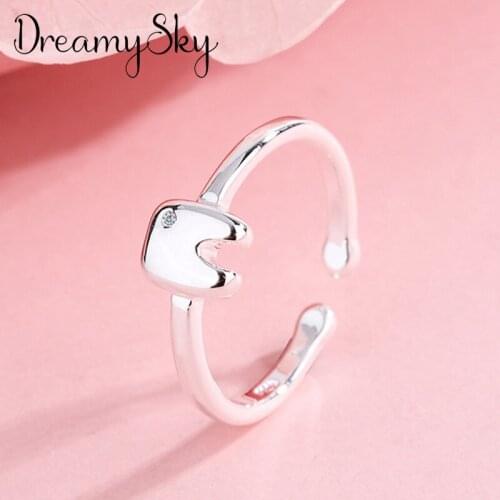 Punk Vintage Tooth Ring For Women Men Adjustable Size Geometric Rings Exquisite Creative Jewelry Wholesale 2021