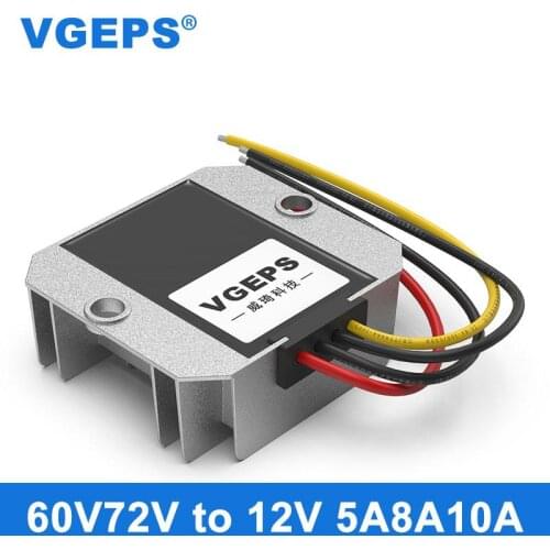 36V48V60V72V to 12V DC power supply voltage regulator module 20-85V down 12V electric vehicle waterproof converter