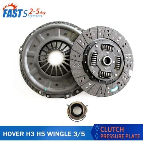 Clutch plate clutch pressure plate release bearing for Great Wall HOVER H3 H5 WINGLE 3/5 GW2.8TC 3 pieces / set diesel engine