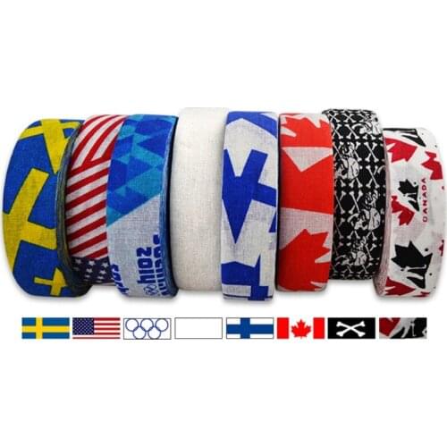 1Pc 2.5 cm x 25 cm Hockey Tape Sport Safety Football Volleyball Basketball Knee Pads Anti-slip Hockey Stick Tapes