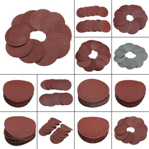 10pcs 2" 50mm Round Sanding Discs Polishing Pad Sander Paper Set 80-3000Grit