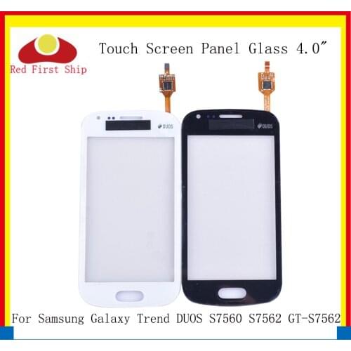 10Pcs/lot For Samsung Galaxy Trend DUOS S7560 S7562 GT-S7562 Touch Screen Digitizer Panel Sensor S 7562 7560 LCD Glass Lens