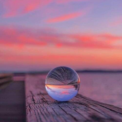 50mm Perfect Lensball Clear Glass Crystal Ball K9 Healing Sphere Photography Props New Artificial Crystal Lens Decorative Balls