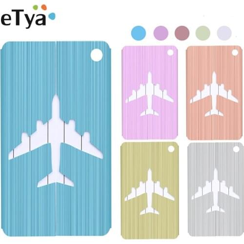 Aluminium Alloy Luggage Tags Baggage Name Tags Suitcase Address Label Holder Travel Accessories Dropshipping