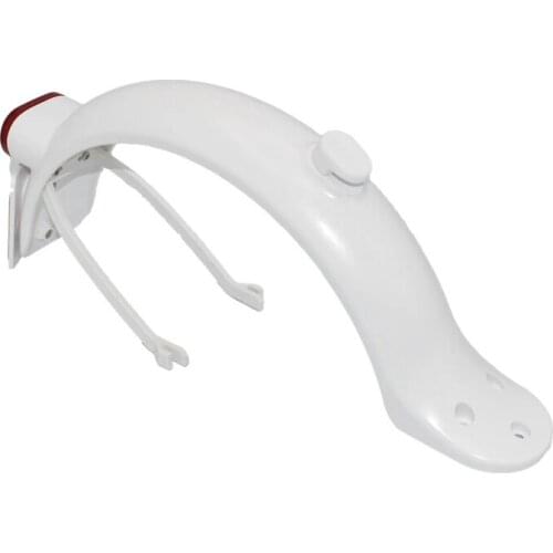 Electric Scooter Rear Mudguard Lightweight Scooter Rear Fender with Brake Light for Xiaomi M365 S1 PRO PRO2