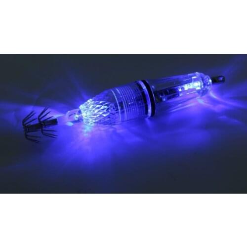 Colorful LED Underwater Underwater lure fish light flash set fish Night Fishing Light Lure for Attracting 300 Meters Deep f