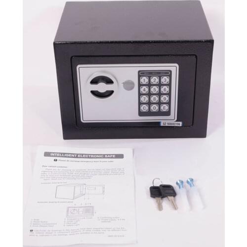 STARK E17EF Home Office Security Keypad Lock Electronic Digital Steel Safe Black