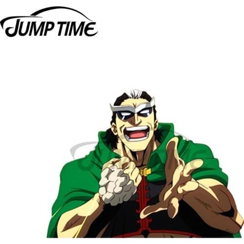 JumpTime 13 x 6cm Crust My Hero Academia Personality Stickers Vinyl Car Sticker Car Accessories Refrigerator Decals Waterproof