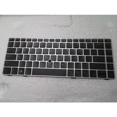 NEW For HP EliteBook 8460p 8470p 8460w 8470w 702649-001 Keyboard US POINT Silver Frame