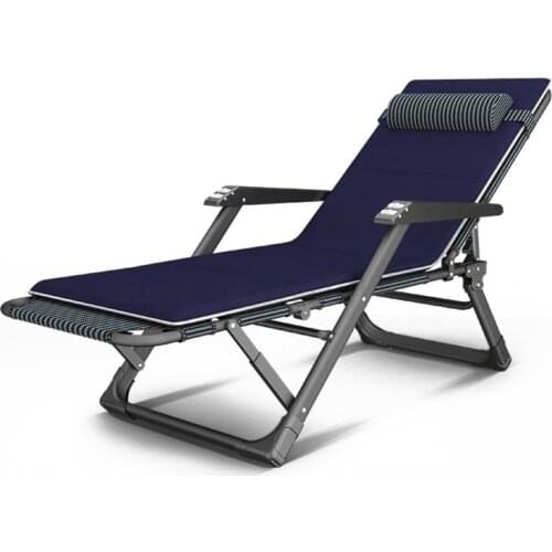 Recliner folding lunch break nap chair office back lazy sofa beach chair bed