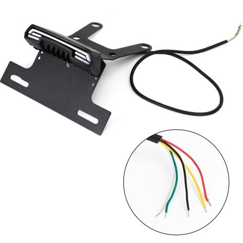 Topteng Motorcycle License Plate Holder Frame Bracket fit for Honda CRF250L 2013-2020 Motorcycle Accessories