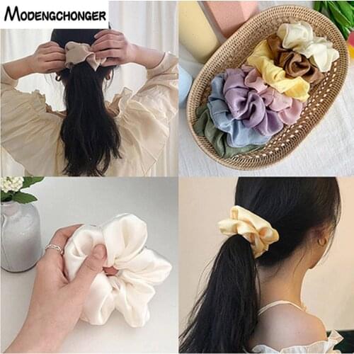 Fashion Elastic Hair Rubber Bands For Women Scrunchie Headband Gum Hair Tie Rope Ponytail Holder Hairband Girl Hair Accessories