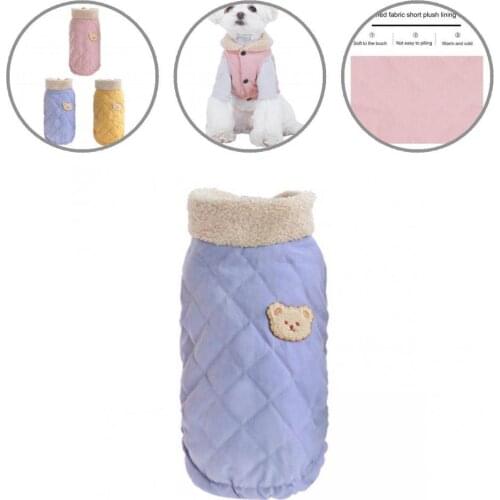 Cartoon Bear Pattern Lightweight Lovely Bear Pattern Pet Dog Clothing for Outdoor