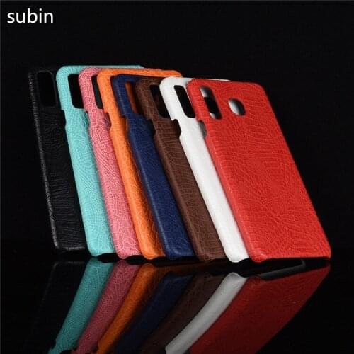 Subin Leather Crocodile Pattern New arrival for Samsung Galaxy A9 Star Case Retro Luxury Crocodile Skin Cover Phone Case