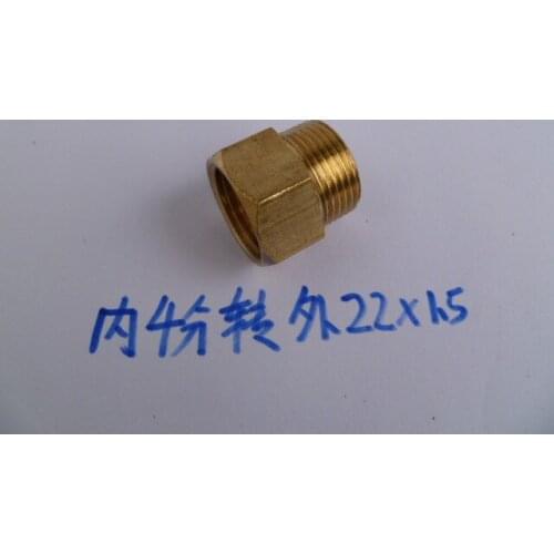 High-pressure cleaning machine tube modified mobile spray tube switch connector within 4 minutes G1 / 2 turn outside M22 * 1.5
