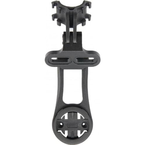 1 pc Bicycle computer stand Alloy integrated portable adjustable CNC process extension pure black stand Bicycle accessories