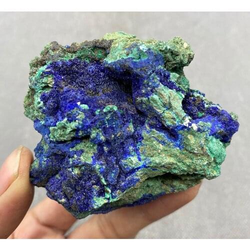Natural azurite mineral cristal espécime da província de anhui, china
