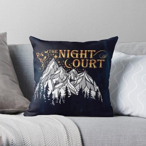 A Court Of Wings And Ruin, The Night Court Throw Pillow Cushion Cover Polyester Throw Pillows Case On Sofa Home Car Seat Decor