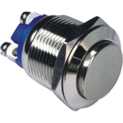 TY 1904 19mm High round head momentary screw terminal waterproof momentary push button switch