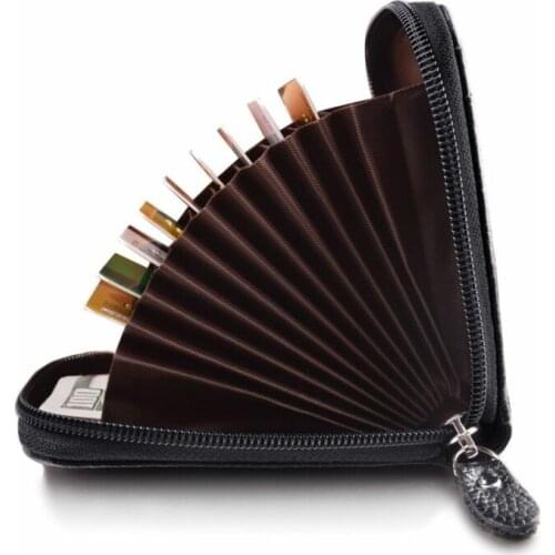 Vintage Women Men Unisex Mini Wallet Coin Purse Cards ID Holders Solid PU Leather Wallets