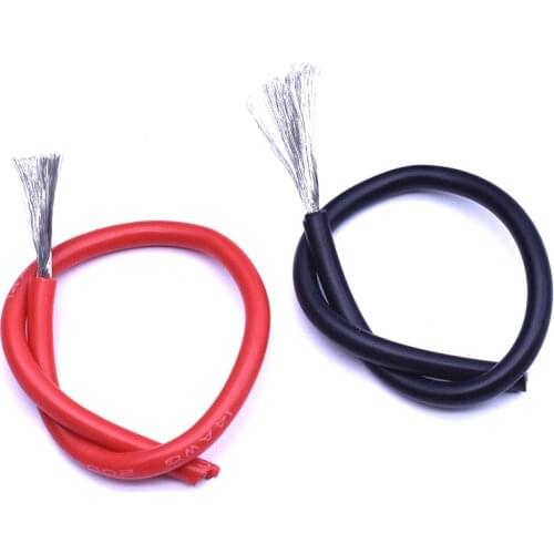 Excellent Quality High Temperature Ultra Flexiable Soft Silicone Wire Cable 12 14 16 18 20 22 24 26 28 30 AWG For RC
