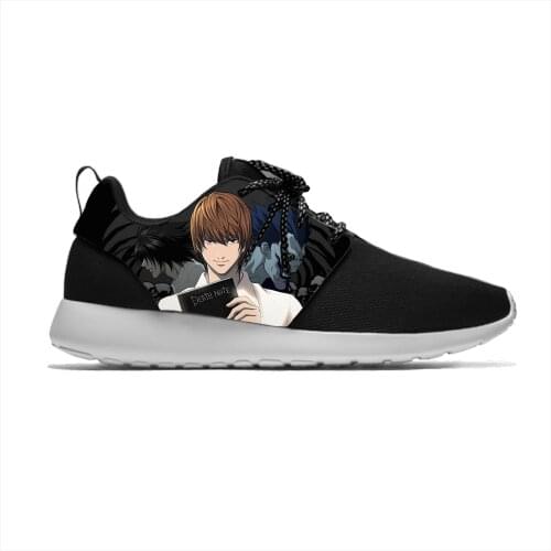 Japanese Anime Manga Death Note Misa Amane Fashion Sport Running Shoes Casual Breathable Lightweight 3D Print Men Women Sneakers