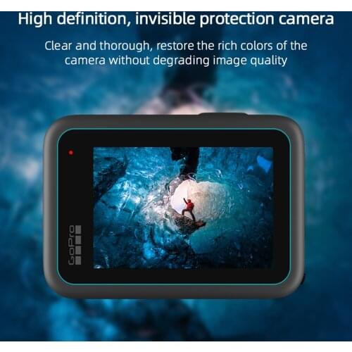 Toughened Glass Protective Covers Outdoor Sightseeing Accessories for GoPro Hero9 Camera Screen Lens Films Guard