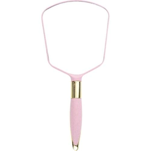 Lady Light Handheld Vanity Square Mirror Makeup Dresser Cosmetic Mirrors